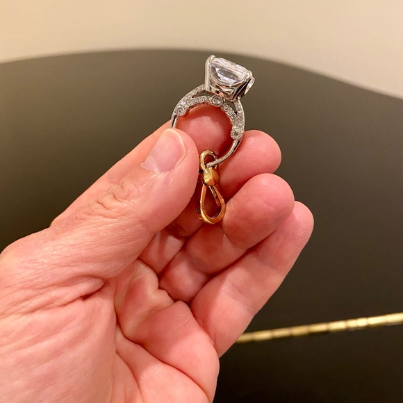 authentic rare luxury Juicy Couture engagement ring charm - Picture 9 of 17